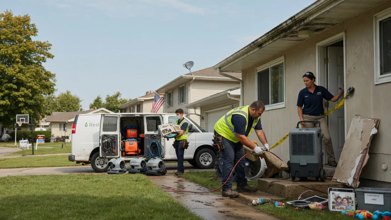 Water Damage Restoration in Lima, IL near me